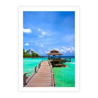 Plakat bez ramy 50x70 - Magia tropikalnego oceanu - ocean, tropiki