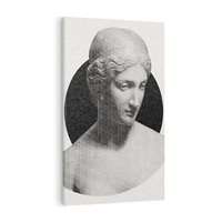 Obraz na płótnie 50x70 - Sztuka Zeszłych Czasów - antyczna rzeźba kobiety, posąg