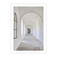 Plakat bez ramy 40x50 - Architektoniczne Przejście - architektura, korytarz