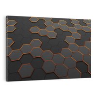 Obraz na płótnie 100x70 - Trójwymiarowa abstrakcja - 3D, abstrakcja