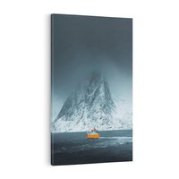 Obraz na płótnie 50x70 - Skandynawski pejzaż - skadynawski, pejzaż