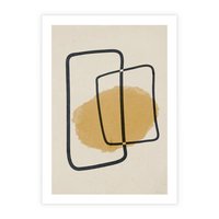 Plakat bez ramy 30x40 - Rozkwitające Formy - abstrakcyjne nieregularne kształty, minimalistyczny plakat