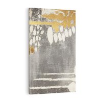 Obraz na płótnie 50x70 - Malowane impresje zmysłów - abstrakcyjne plamy, linie