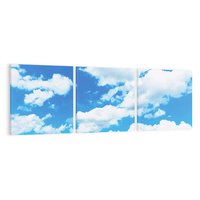 Obraz na płótnie 90x30 - Niebo pełne chmur - niebo, chmury