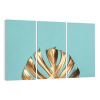 Obraz na płótnie 120x80 - Piękno Natury - złote, liście