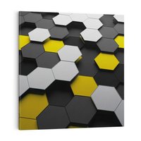 Obraz na płótnie 50x50 - Wymiar abstrakcji - 3D, abstrakcja