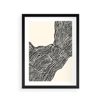 Plakat w ramie 50x70 - Podróżne Impresje - boho plakat, rycina - rama czarna