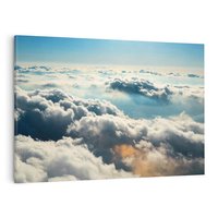 Obraz na płótnie 120x80 - kontemplacja nad horyzontem - niebo, chmury