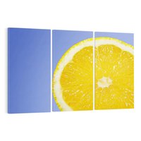 Obraz na płótnie 120x80 - Cytryna Żywa Energia - cytryna, owoce