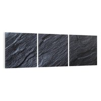 Obraz na płótnie 150x50 - Kamienne tekstury w trójwymiarze - kamień, tekstura