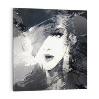 Obraz na płótnie 80x80 - Abstrakcyjna wizja kobiety - abstrakcja, kobieta