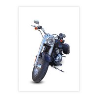 Plakat bez ramy 50x70 - Motocykl w ruchu - motor, bike