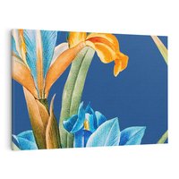 Obraz na płótnie 120x80 - Kwiatowe Impresje z Minionej Ery - wielkoformatowe kwiaty, zbliżenie