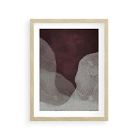 Plakat w ramie 50x70 - Zaklęte Zaburzenia - mroczny plakat, nowoczesne wnętrza - rama drewno