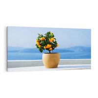 Obraz na płótnie 120x60 - Uroki Santorini - Santorini, Grecja