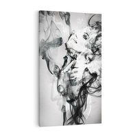 Obraz na płótnie 80x120 - Abstrakcja kobiecego piękna - abstrakcja, kobieta