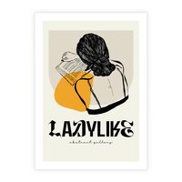Plakat bez ramy 30x40 - Kobiecość w Literach - grafika, nowoczesność