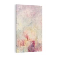 Obraz na płótnie 80x120 - Miękka Melodia Pasteli - olejne płótno, pastelowe kolory