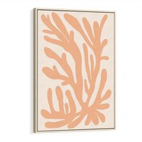 Obraz w ramie 80x120 - Rozkwitające Abstrakcje - nowoczesna sztuka, plakat modern - rama drewno