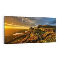 Obraz na płótnie 120x60 - Idylla górskiego krajobrazu - krajobraz, góry