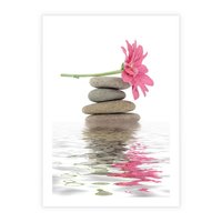 Plakat bez ramy 30x40 - Kwiatowe japońskie spa - japońskie, spa