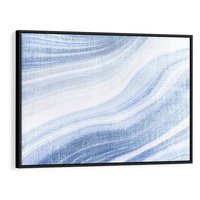 Obraz w ramie 100x70 - Abstrakcyjna akwarela - abstrakcja, akwarela - rama czarna