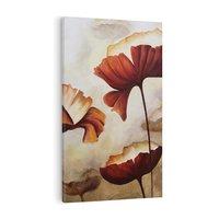 Obraz na płótnie 70x100 - Sztuka Kwiatów - kwiaty, sztuka