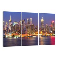 Obraz na płótnie 120x80 - Dusza Ameryki: miasto nieprzespanych nocy - Ameryka, USA