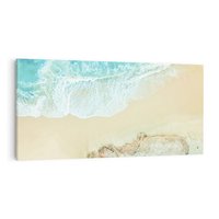 Obraz na płótnie 120x60 - Turkusowe Skrzydła - morze, plaża