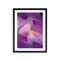 Plakat w ramie 40x50 - Abstrakcyjna gra kolorów - abstrakcja, akwarela - rama czarna