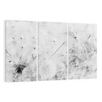 Obraz na płótnie 120x80 - Zdmuchnięty Puch - dmuchawce, delikatne