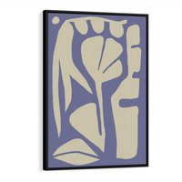 Obraz w ramie 70x100 - Echa Wizualnej Transcendencji - skandynawski styl, plakat - rama czarna