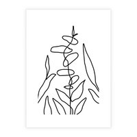 Plakat bez ramy 21x30 - Konturem Naznaczone - mroczna sztuka, minimalizm