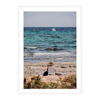 Plakat bez ramy 21x30 - Relaks na Plaży - wakacje, plaża