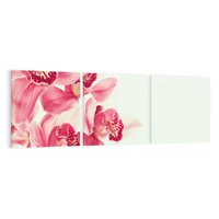 Obraz na płótnie 120x40 - Orchidea - delikatne kwiaty - orchidea, kwiaty