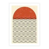 Plakat bez ramy 50x70 - Abstrakcyjne Wzory na Plakacie - geometryczna sztuka, nowoczesny plakat