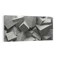 Obraz na płótnie 100x50 - Abstrakcja w Trzech Wymiarach - 3D, abstrakcja