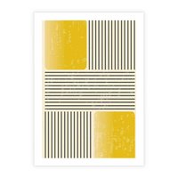 Plakat bez ramy 50x70 - Geometria w Ruchu - geometria, proste linie