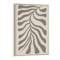 Obraz w ramie 50x70 - Zaklęte Kształty - nowoczesna sztuka, plakat modern - rama drewno