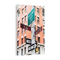 Obraz na płótnie 70x100 - Namiastka wielkiego miasta - Nowy Jork, drogowskaz