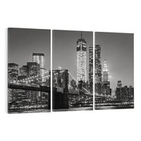 Obraz na płótnie 120x80 - Most nad Manhattańskim Skarbem - most, Nowy Jork