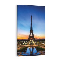 Obraz na płótnie 70x100 - Wieża Eiffla w Innej Odsłonie - wieża, Eiffla