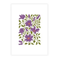 Plakat bez ramy 50x70 - Rozmyte Granice - kwiaty, kompozycja