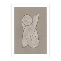 Plakat bez ramy 30x40 - Zaklęte Anomalie - nowoczesna geometryczna sztuka, loftowe wnętrze