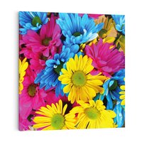 Obraz na płótnie 80x80 - Kwiatowy Świat - kwiat, kwiaty