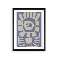 Plakat w ramie 40x50 - Widok Abstrakcyjny - skandynawski styl, plakat - rama czarna