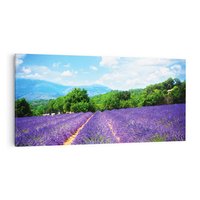 Obraz na płótnie 140x70 - Prowansalska Lawenda - lawenda, prowansja