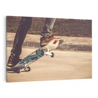 Obraz na płótnie 70x50 - Deskorolkowa Ekstaza Sportu - deskorolka, skateboard