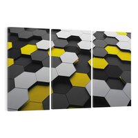 Obraz na płótnie 120x80 - Wymiar abstrakcji - 3D, abstrakcja