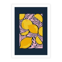 Plakat bez ramy 30x40 - Kreatywne Rytmy - granatowe tło, nowoczesna kompozycja